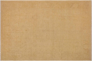 handmade Traditional Kafkaz Chobi Ziegler Beige Tan Hand Knotted RECTANGLE 100% WOOL area rug 9 x 13